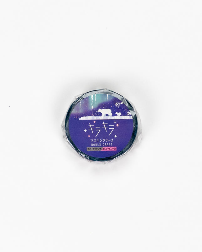 WORLD CRAFT Kirakira Masking Tape 2nd Round - Starry Sky