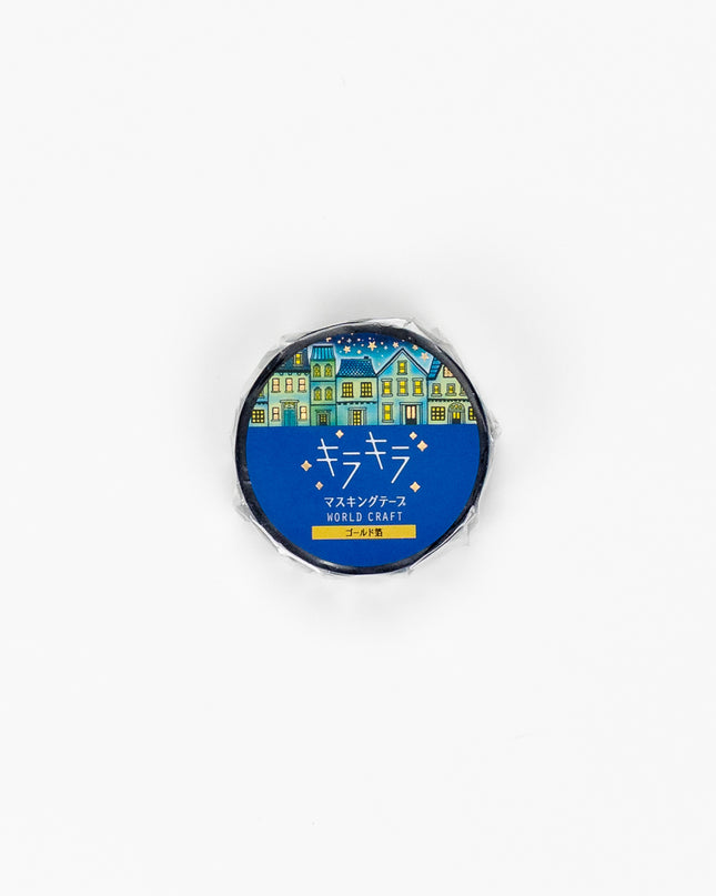 WORLD CRAFT Kirakira Masking Tape 2nd Round - Starry Sky