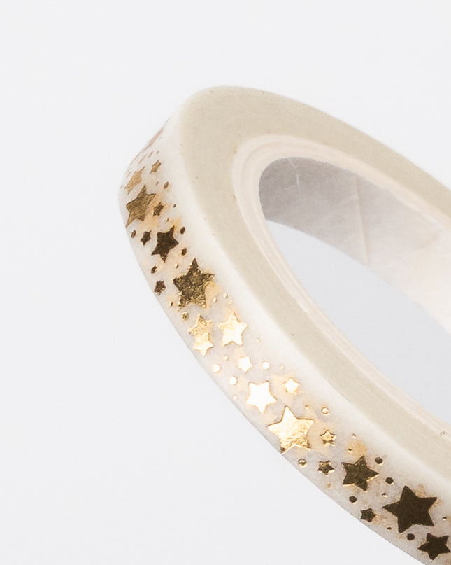 WORLD CRAFT Kirakira Masking Tape 5mm Heart Pattern