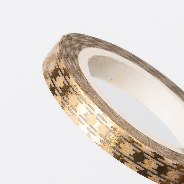 WORLD CRAFT KiraKira Masking Tape 5mm checked