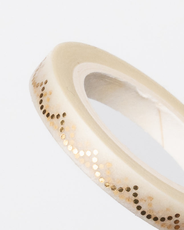 WORLD CRAFT Kirakira Masking Tape 5mm Heart Pattern