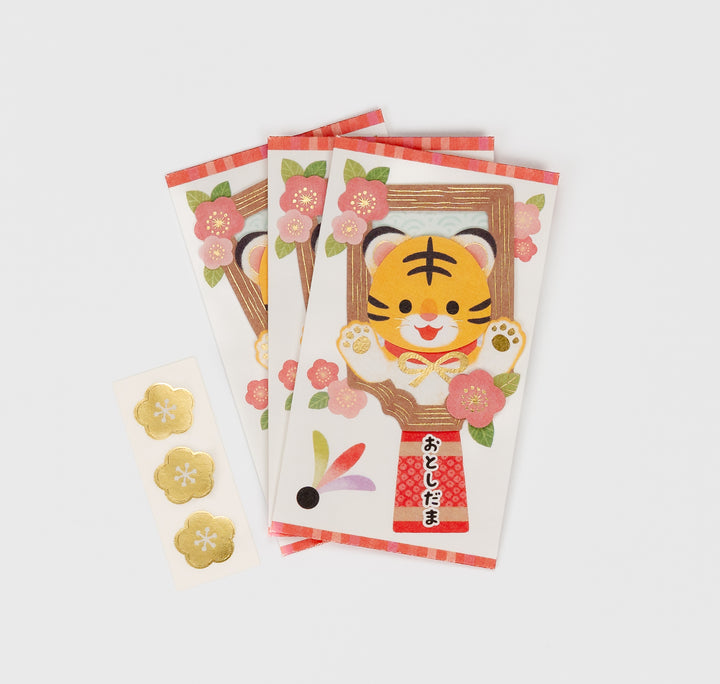 ACTIVE CORPORATION New Year Mini Envelope (Otoshitama) - Tiger