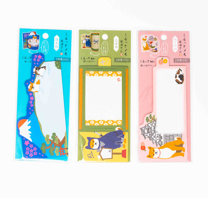 ACTIVE CORPORATION Shiba Inu Roll up Memo - ZenPop Japan Stationery Store