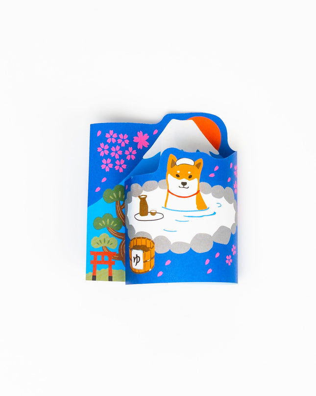 ACTIVE CORPORATION Shiba Inu Roll up Memo - ZenPop Japan Stationery Store