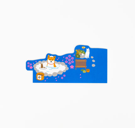 ACTIVE CORPORATION Shiba Inu Roll up Memo - ZenPop Japan Stationery Store