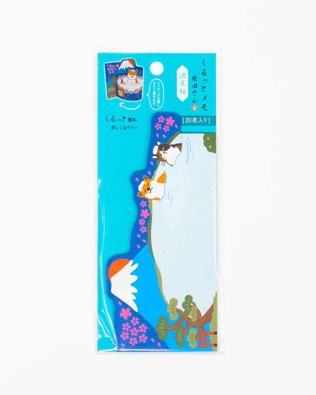 ACTIVE CORPORATION Shiba Inu Roll up Memo - ZenPop Japan Stationery Store