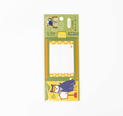 ACTIVE CORPORATION Shiba Inu Roll up Memo - ZenPop Japan Stationery Store