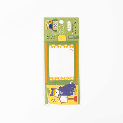 ACTIVE CORPORATION Shiba Inu Roll up Memo - ZenPop Japan Stationery Store
