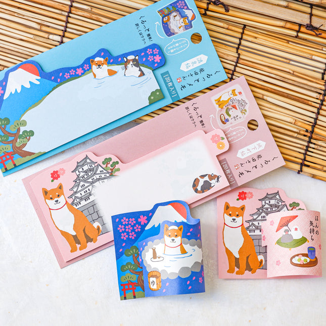 ACTIVE CORPORATION Roll up Memo Pad - Shiba Inu