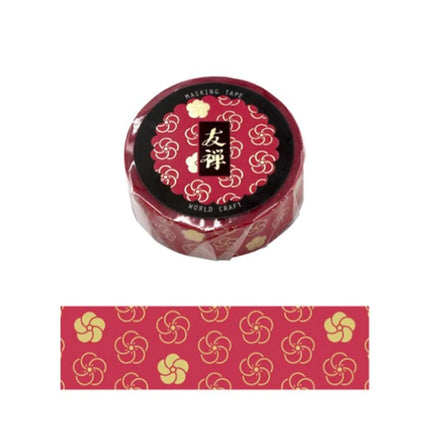 WORLD CRAFT Masking Tape 15mm - Yuzen