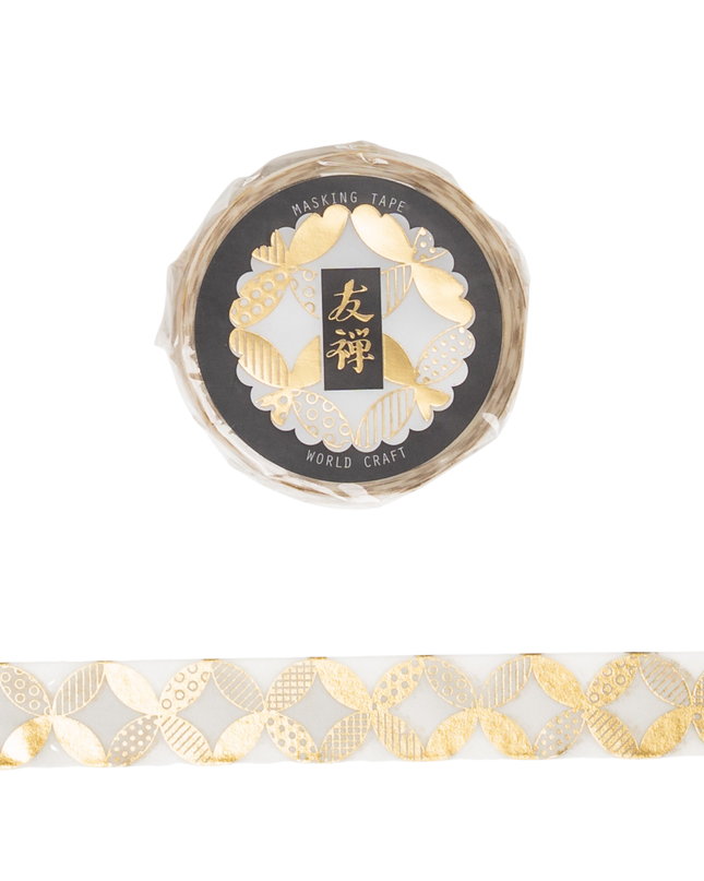 WORLD CRAFT Masking Tape 15mm - Yuzen Shippo