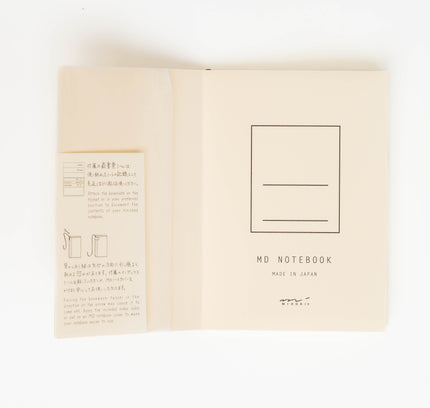 MIDORI A6 MD Paper Notebook - ZenPop Japan Stationery Store