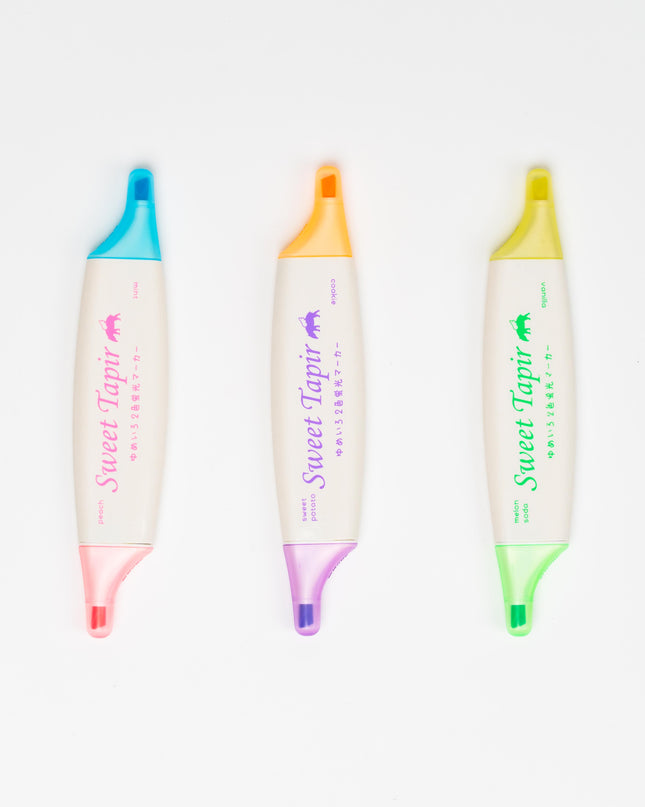 EPOCH CHEMICAL Sweet Tapir Highlighter Marker - ZenPop Japan Stationery Store