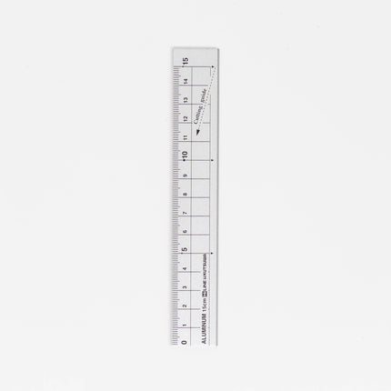 KUTSUWA Aluminium Ruler 15cm - ZenPop Japan Stationery Store