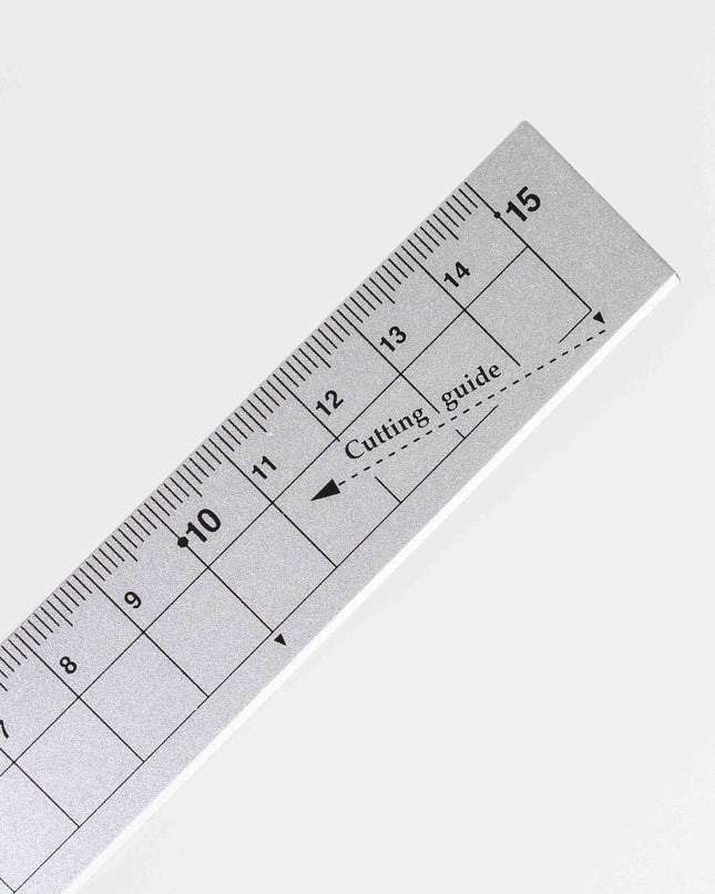 KUTSUWA Aluminium Ruler 15cm - ZenPop Japan Stationery Store