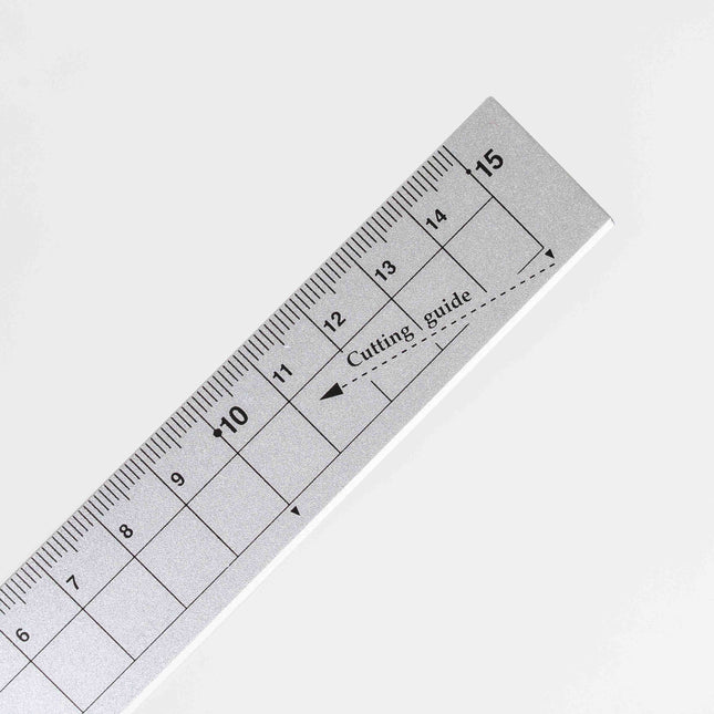 KUTSUWA Aluminium Ruler 15cm - ZenPop Japan Stationery Store