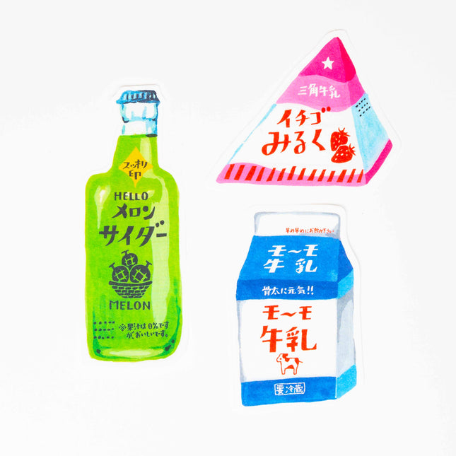 FURUKAWASHIKO Retro Diary Die Cut Letter Set - ZenPop Japan Stationery Store