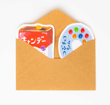 FURUKAWASHIKO Retro Diary Die Cut Letter Set - ZenPop Japan Stationery Store