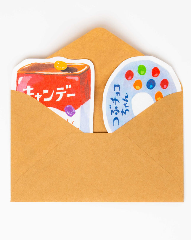 FURUKAWASHIKO Retro Diary Die Cut Letter Set - ZenPop Japan Stationery Store
