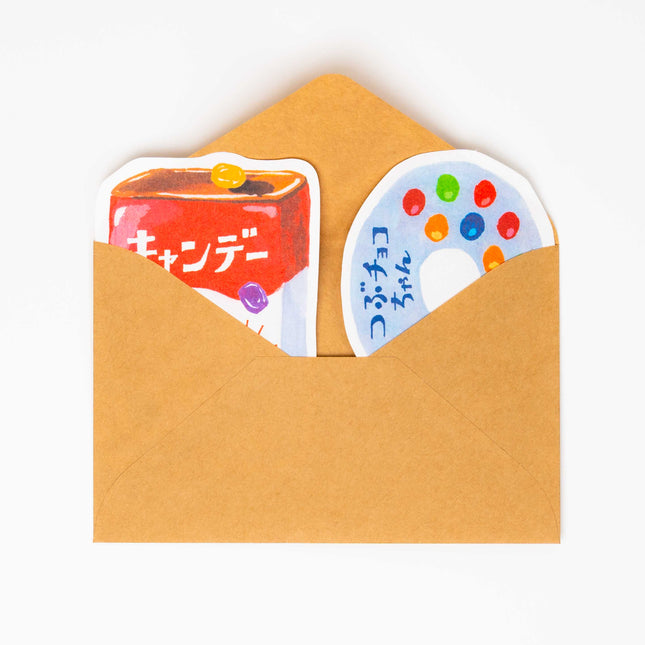 FURUKAWASHIKO Retro Diary Die Cut Letter Set - ZenPop Japan Stationery Store