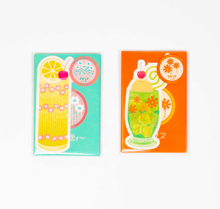 RYURYU Adelia Retro Mini Card Set - ZenPop Japan Stationery Store