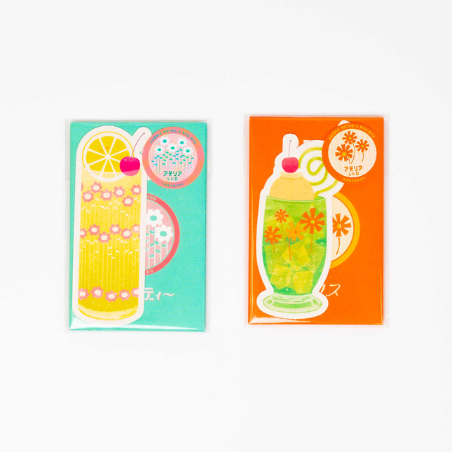 RYURYU Adelia Retro Mini Card Set - ZenPop Japan Stationery Store