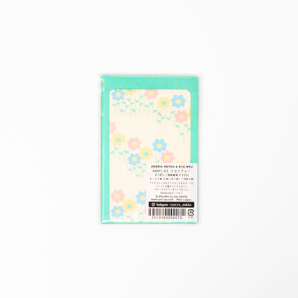 RYURYU Adelia Retro Mini Card Set - ZenPop Japan Stationery Store