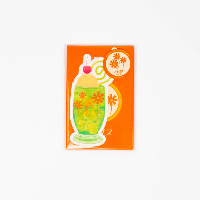 RYURYU Adelia Retro Mini Card Set - ZenPop Japan Stationery Store