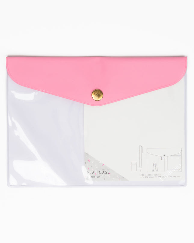 IROHA &STUDIUM Flat Caseu Pocket Folder A6 - ZenPop Japan Stationery Store