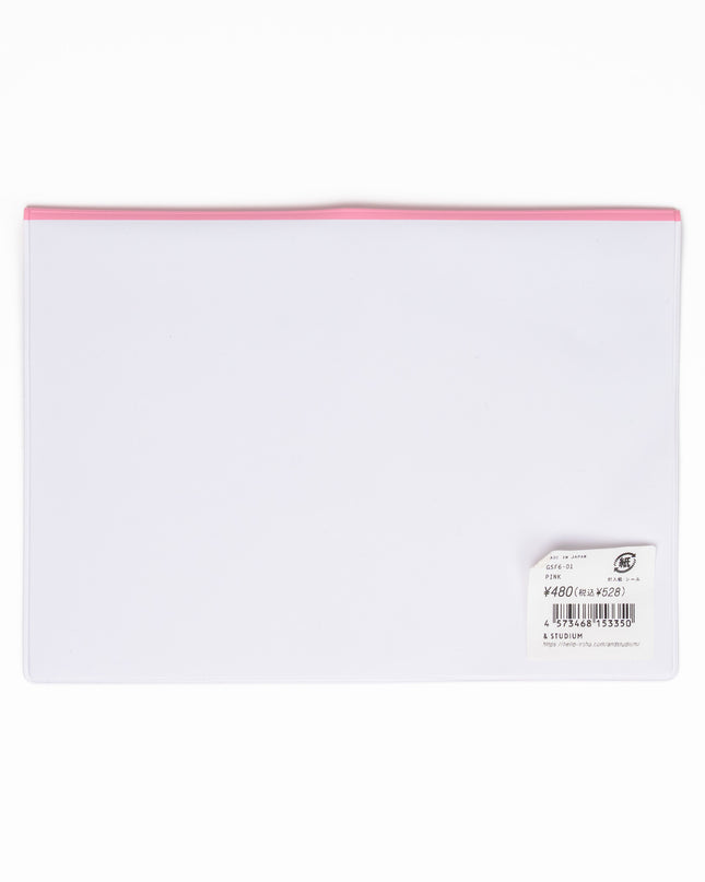 IROHA &STUDIUM Flat Caseu Pocket Folder A6 - ZenPop Japan Stationery Store