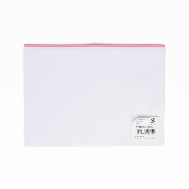 IROHA ＆STUDIUM Flat Caseu Pocket Folder A6 - ZenPop Japan Stationery Store
