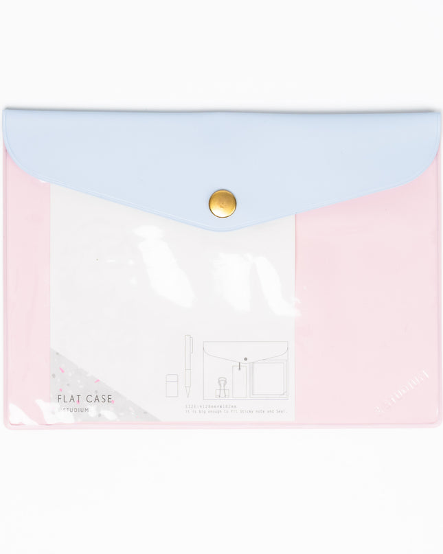 IROHA &STUDIUM Flat Caseu Pocket Folder A6 - ZenPop Japan Stationery Store