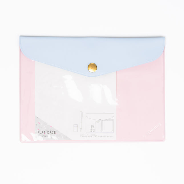 IROHA ＆STUDIUM Flat Caseu Pocket Folder A6 - ZenPop Japan Stationery Store