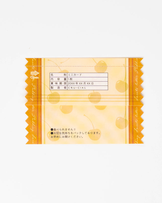 CRU-CIAL Rippable Mini Card - ZenPop Japan Stationery Store