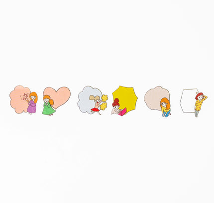 BANDE Writable Roll Sticker Memo Style - ZenPop Japan Stationery Store