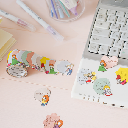BANDE Writable Roll Sticker - Memo Style