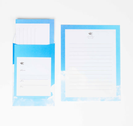 KYOWA SHIKO Color of the Sky Letter Set - ZenPop Japan Stationery Store