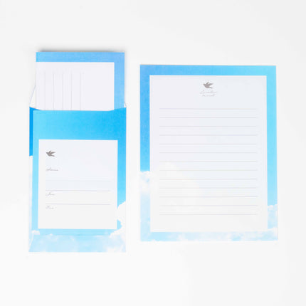 KYOWA SHIKO Color of the Sky Letter Set - ZenPop Japan Stationery Store