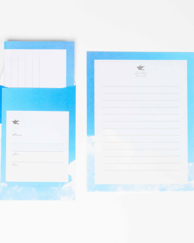 KYOWA SHIKO Color of the Sky Letter Set - ZenPop Japan Stationery Store