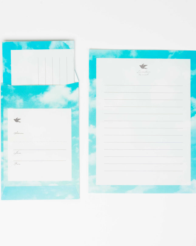 KYOWA SHIKO Color of the Sky Letter Set - ZenPop Japan Stationery Store