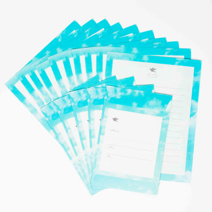 KYOWA SHIKO Color of the Sky Letter Set - ZenPop Japan Stationery Store