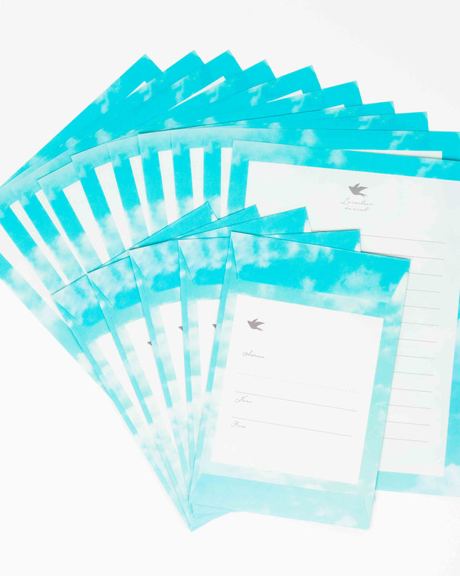 KYOWA SHIKO Color of the Sky Letter Set - ZenPop Japan Stationery Store