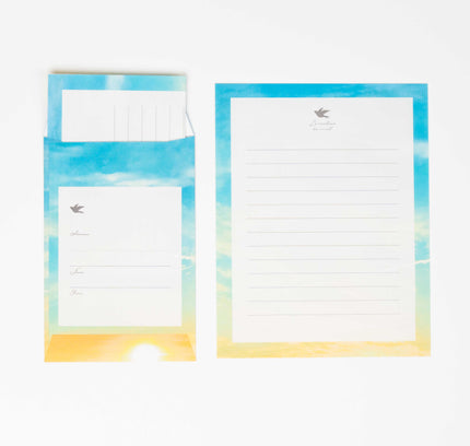 KYOWA SHIKO Color of the Sky Letter Set - ZenPop Japan Stationery Store