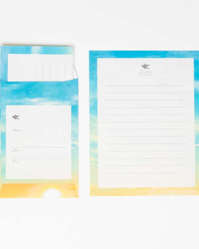 KYOWA SHIKO Color of the Sky Letter Set - ZenPop Japan Stationery Store