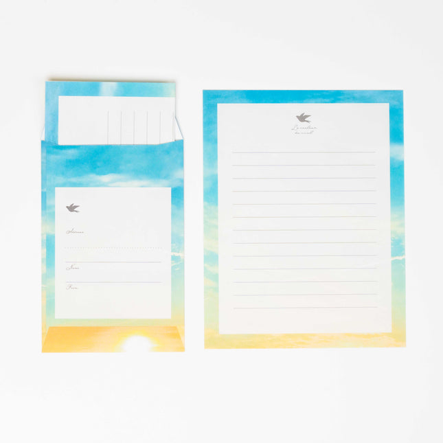 KYOWA SHIKO Color of the Sky Letter Set - ZenPop Japan Stationery Store