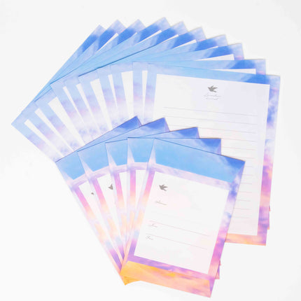 KYOWA SHIKO Color of the Sky Letter Set - ZenPop Japan Stationery Store