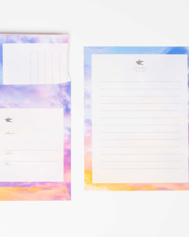 KYOWA SHIKO Color of the Sky Letter Set - ZenPop Japan Stationery Store
