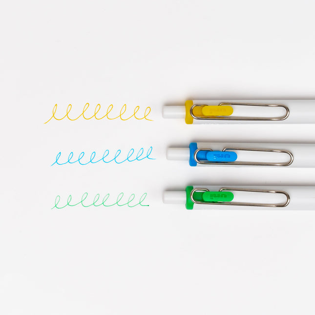 MITSUBISHI PENCIL Uni Ball One Saturday Morning 3 colors set 0.38mm - ZenPop Japan Stationery Store