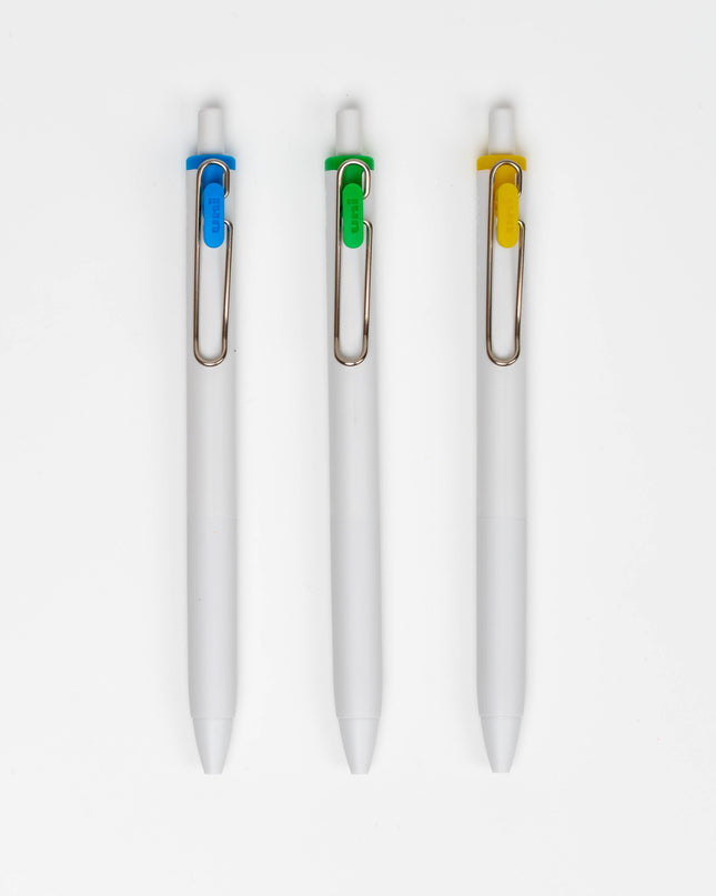 MITSUBISHI PENCIL Uni Ball One Saturday Morning 3 colors set 0.38mm - ZenPop Japan Stationery Store