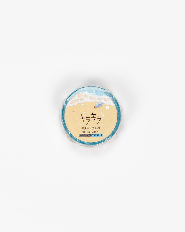 WORLD CRAFT KiraKira Masking Tape Beach